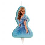 Bougie 2D Cendrillon 7,5 cm