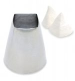 Douille inox carré lisse Ø 36 L 40 20 x 20 MM
