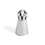Douille inox russe sphère strie large