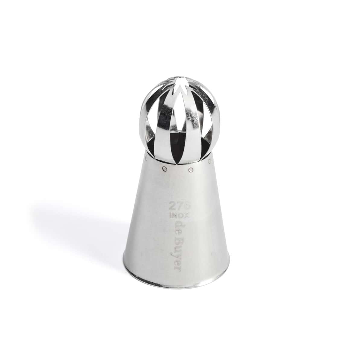 douille-sphere-en-inox (2) Douille inox russe sphère strie large – Image 1