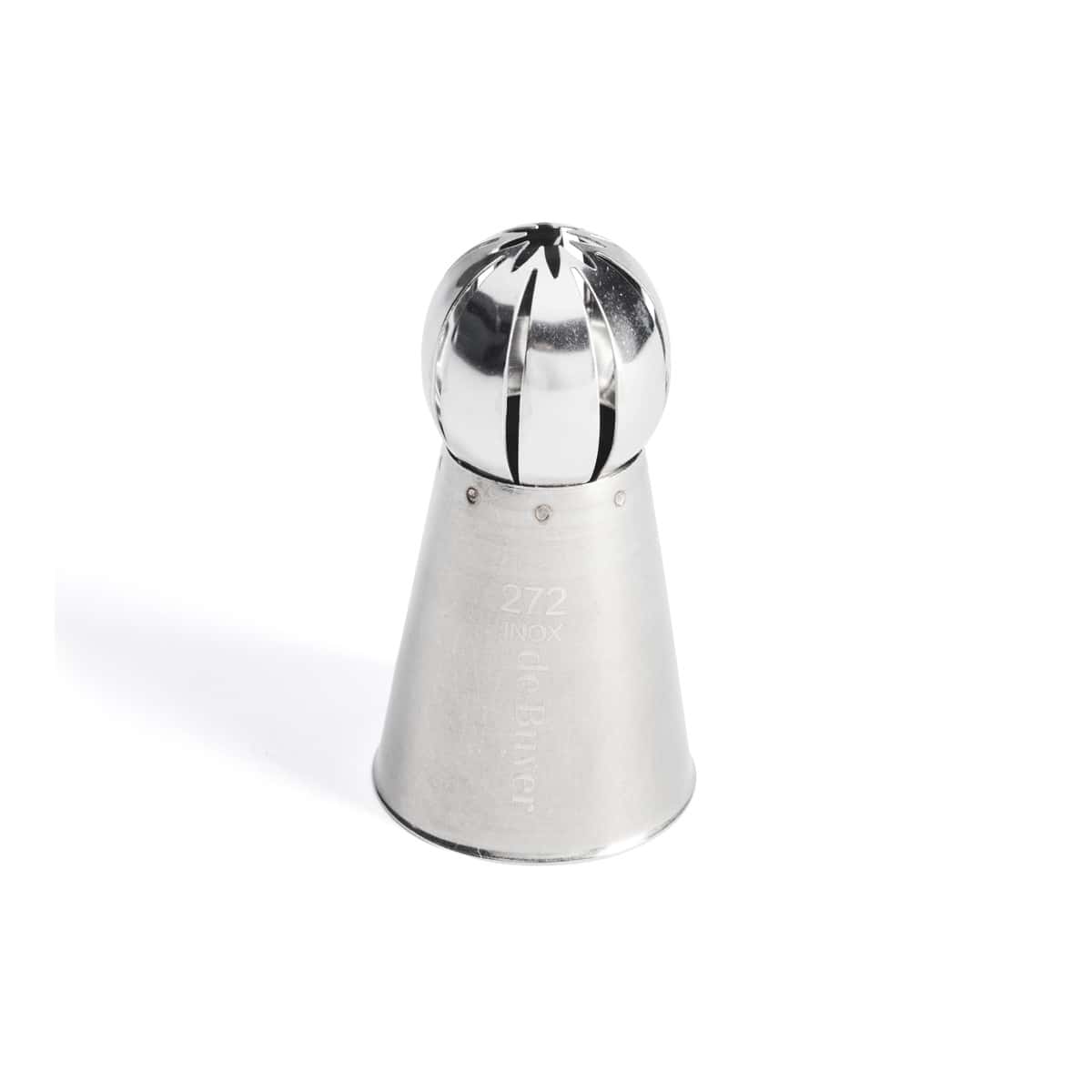 douille-sphere-en-inox (4) Douille inox russe sphère strie fine – Image 1