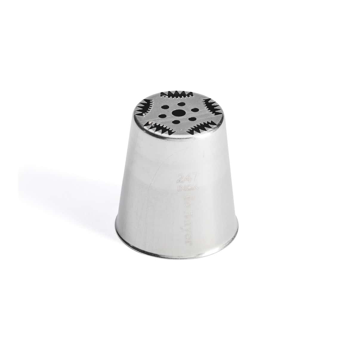 douilles-russes-a-fleur-en-inox (25) Douille inox russe à fleur N°247 Ø 2.6 CM – Image 1