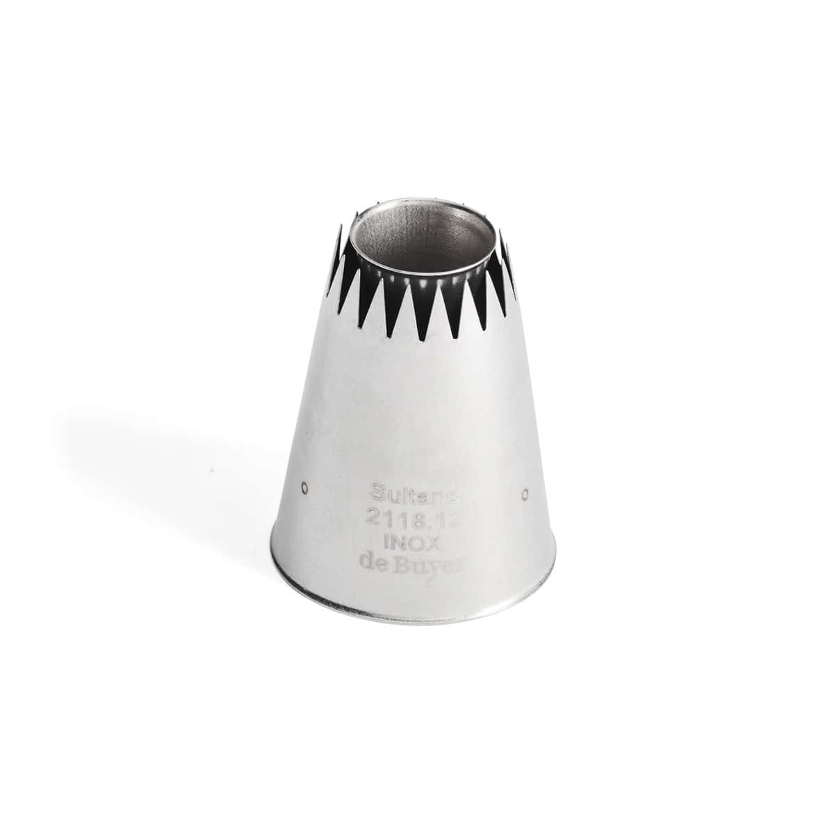 douilles-sultane-en-inox-hauteur-45cm (2) Douille inox sultane cannelée petit modèle – Image 1