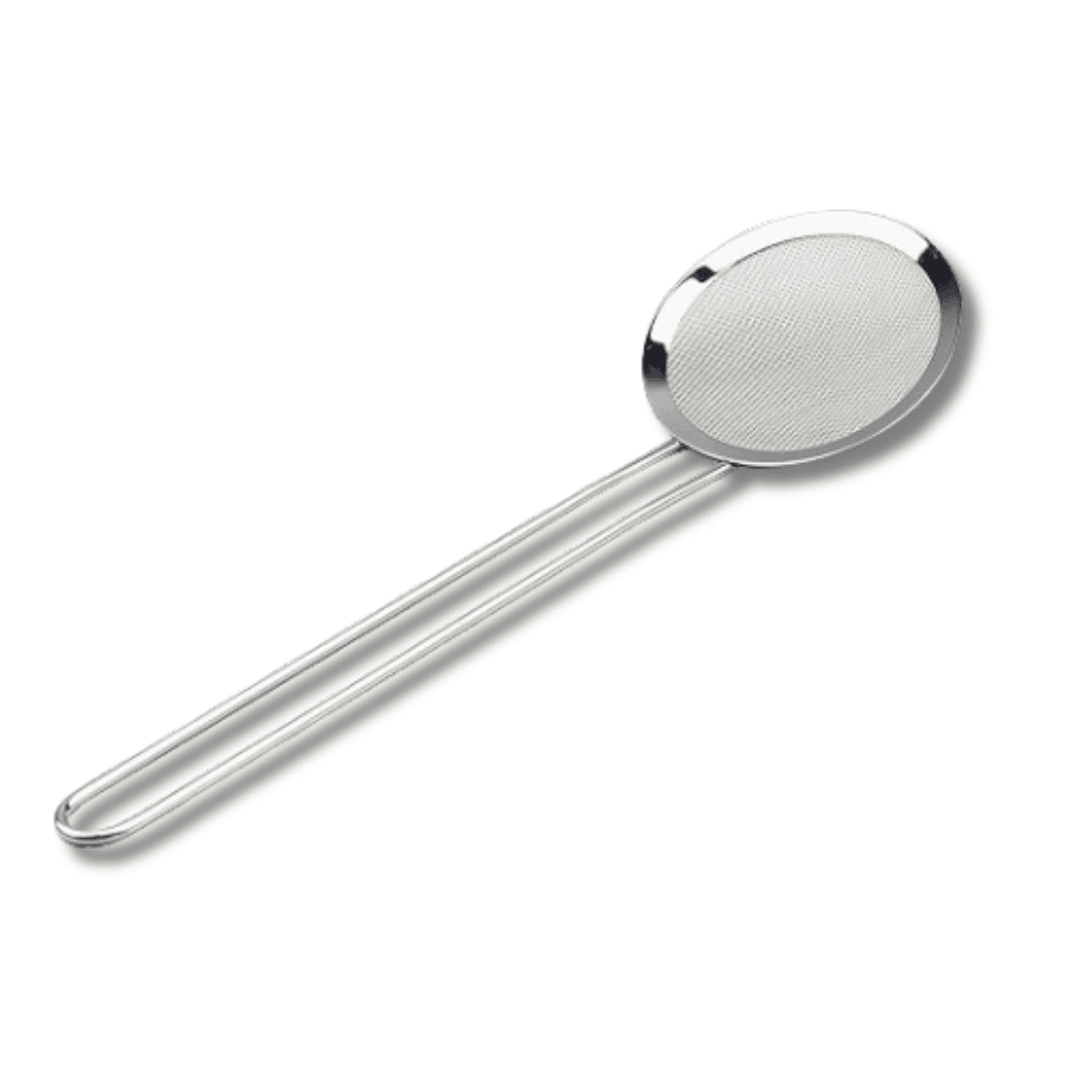 ecumoir inox Ecumoire Maille Inox 10 Cm – Image 1