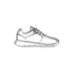 Emporte-pièces Inox Chaussure de course 8 cm