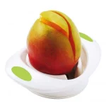 Coupe mangue dénoyauteur inox avec socle