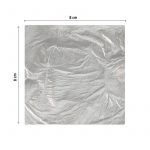 Feuille Argent comestible 8 x 8 CM – Image 2