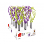 Fouet inox silicone vert 26cm