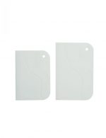 set 2 spatules plastiques 120 x 83 et 135 x 92 MM