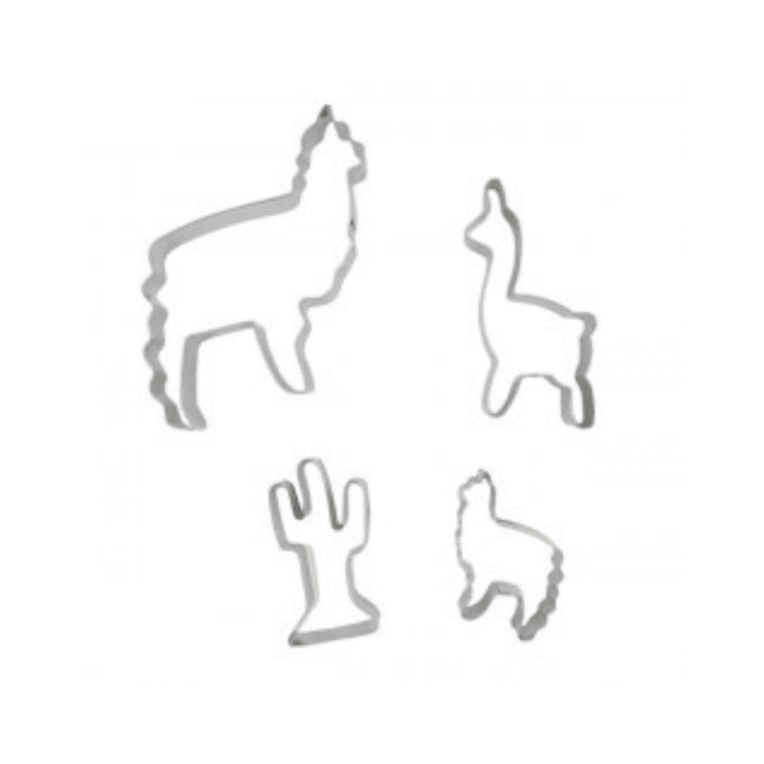 lama-cactsu.png Emporte pièce inox cactus et lama – Image 1