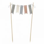 Cake toppers fanion 20 CM - KPT6