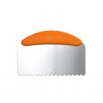 Spatule à lame ondulée inox 225 x 110 MM