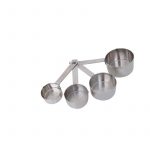 Lot de 4 mesures inox 60,80,125,250 ml