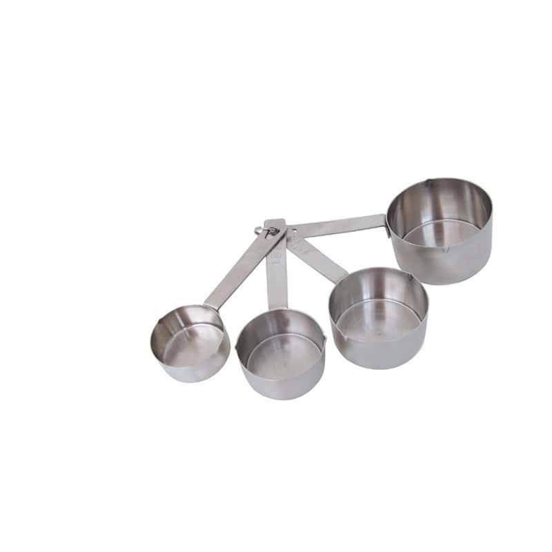 lot-de-4-mesures-inox-de-buyer.jpg Lot de 4 mesures inox 60,80,125,250 ml – Image 1