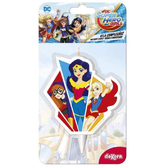 Bougie 2D super héros girls 7,5 cm – Image 2