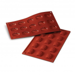 Moule silicone mini madeleine 44x34 H 10 MM - SF031