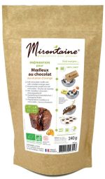 Préparation BIO moelleux chocolat aux écorces d'orange