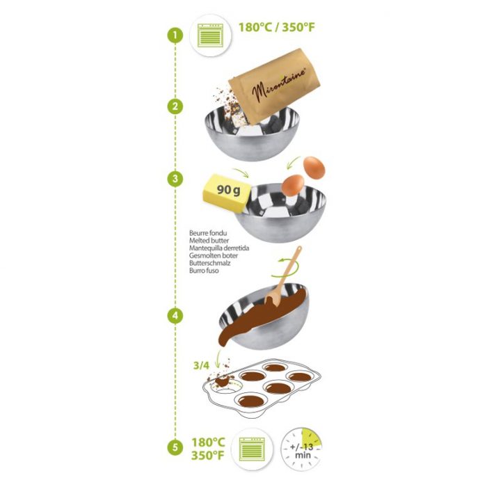 Préparation BIO moelleux chocolat aux écorces d'orange – Image 2
