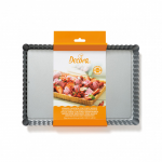 Moule à tarte 32 X 22 X 3,5 CM Antiadhésif Avec Fond Amovible