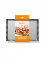 Moule à tarte 32 X 22 X 3,5 CM Antiadhésif Avec Fond Amovible