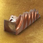 Moule Bûche Courte De Noël - Torsadée