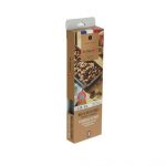 Moule rectangle à fond amovible 350 x 105 H 35 MM avec tissus de cuisson
