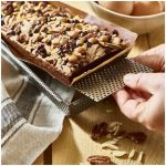 Moule rectangle à fond amovible 350 x 105 H 35 MM avec tissus de cuisson – Image 3