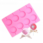 Moule silicone sucettes Ø50 MM x8