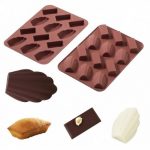 Moule silicone chocolat mini-madeleine et mini-financier