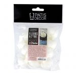 Petites roses blanches en azyme Patisdécor x12