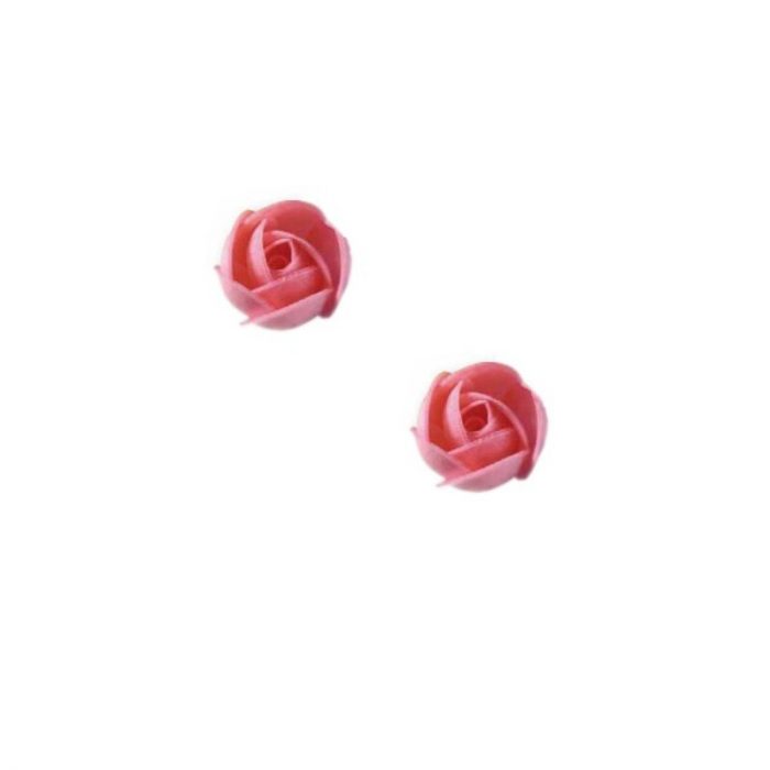 Petites roses roses en azyme Patisdécor x12 – Image 2