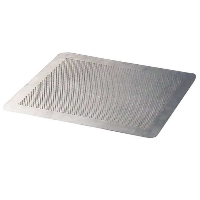 Plaque pâtisserie plate perforée alu 40 x 30 cm – Image 3