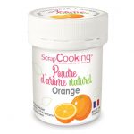 Pot de poudre d'arôme naturel orange