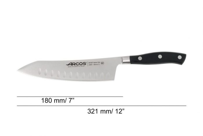 Couteau forgé rocking santoku 180 MM - Riviera – Image 2