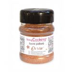 Pot de sucre pailleté or rose 160g