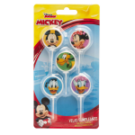 Bougies Mickey & Friends Ø 3 CM x5