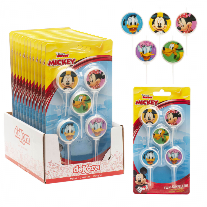 Bougies Mickey & Friends Ø 3 CM x5 – Image 5