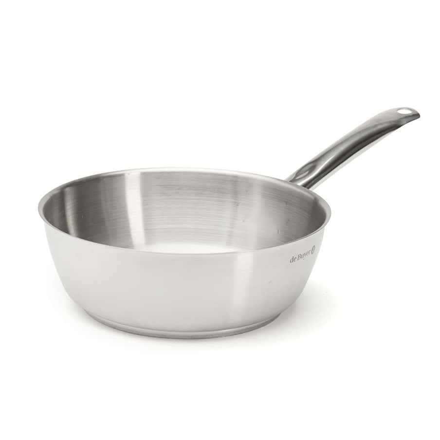 sauteuse-bombee-inox-primappety Sauteuse bombée Prim'Appety inox Ø180 MM – Image 1