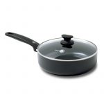 Sauteuse bord droit + couvercle verre Cambridge Ø 24 CM