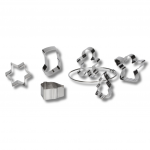 Set emportes-pièces inox Noël /6
