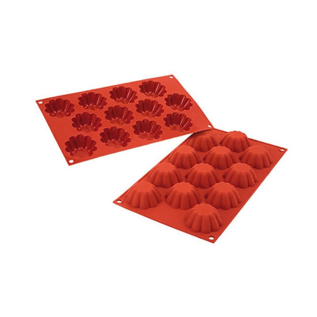 sft109.jpg Moule silicone 12 mini briochettes Ø58 H 22 MM - SF109 – Image 1