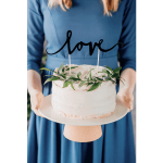 Cake topper love noir 17 CM - KPT1-010 – Image 2