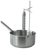 Support fouet/thermomètre inox