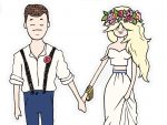 Cake topper day love 8-22,5 CM - KPT17 – Image 2