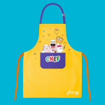Tablier jaune coton chefclub kids