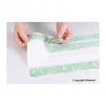 Tapis dentelle feuillage 400 x 200 MM – Image 2