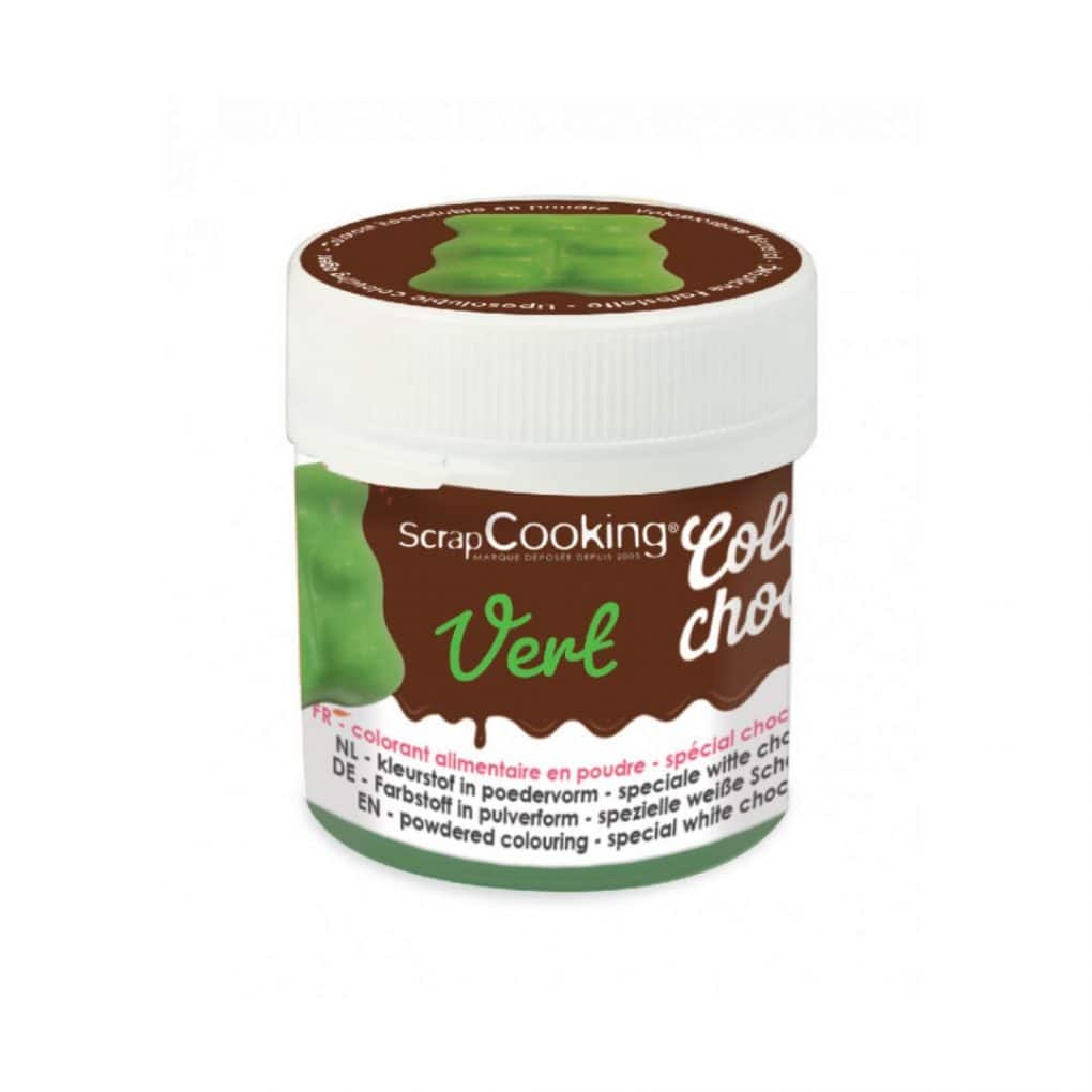 vert-1.jpg Color'choco liposoluble vert 5 gr – Image 1