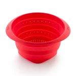 Passoire rétractable 23 cm rouge