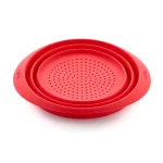 Passoire rétractable 23 cm rouge – Image 2