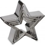 Emporte pièce inox étoile x5